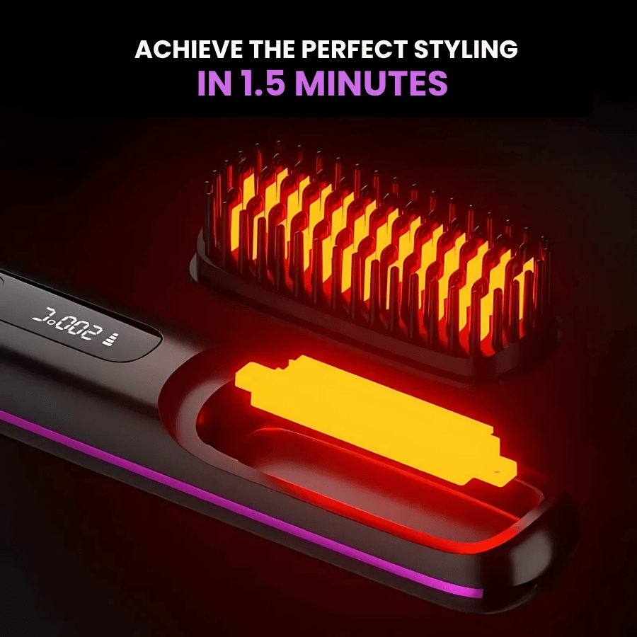 [NEW] Numoya Portable Straightener Brush - GoBrush PRO - NUMOYA