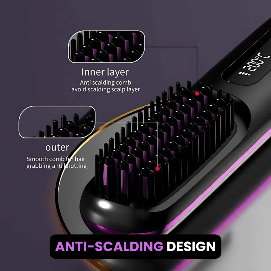 [NEW] Numoya Portable Straightener Brush - GoBrush PRO - NUMOYA