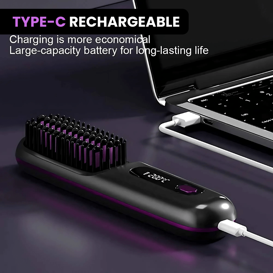 [NEW] Numoya Portable Straightener Brush - GoBrush PRO - NUMOYA