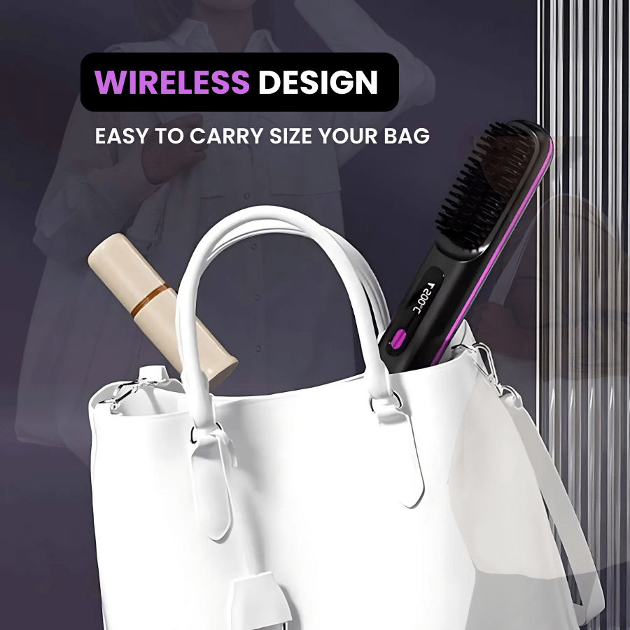 [NEW] Numoya Portable Straightener Brush - GoBrush PRO - NUMOYA